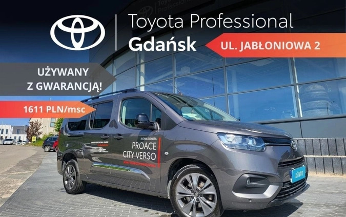 rypin Toyota Proace City Verso cena 140000 przebieg: 21538, rok produkcji 2023 z Rypin